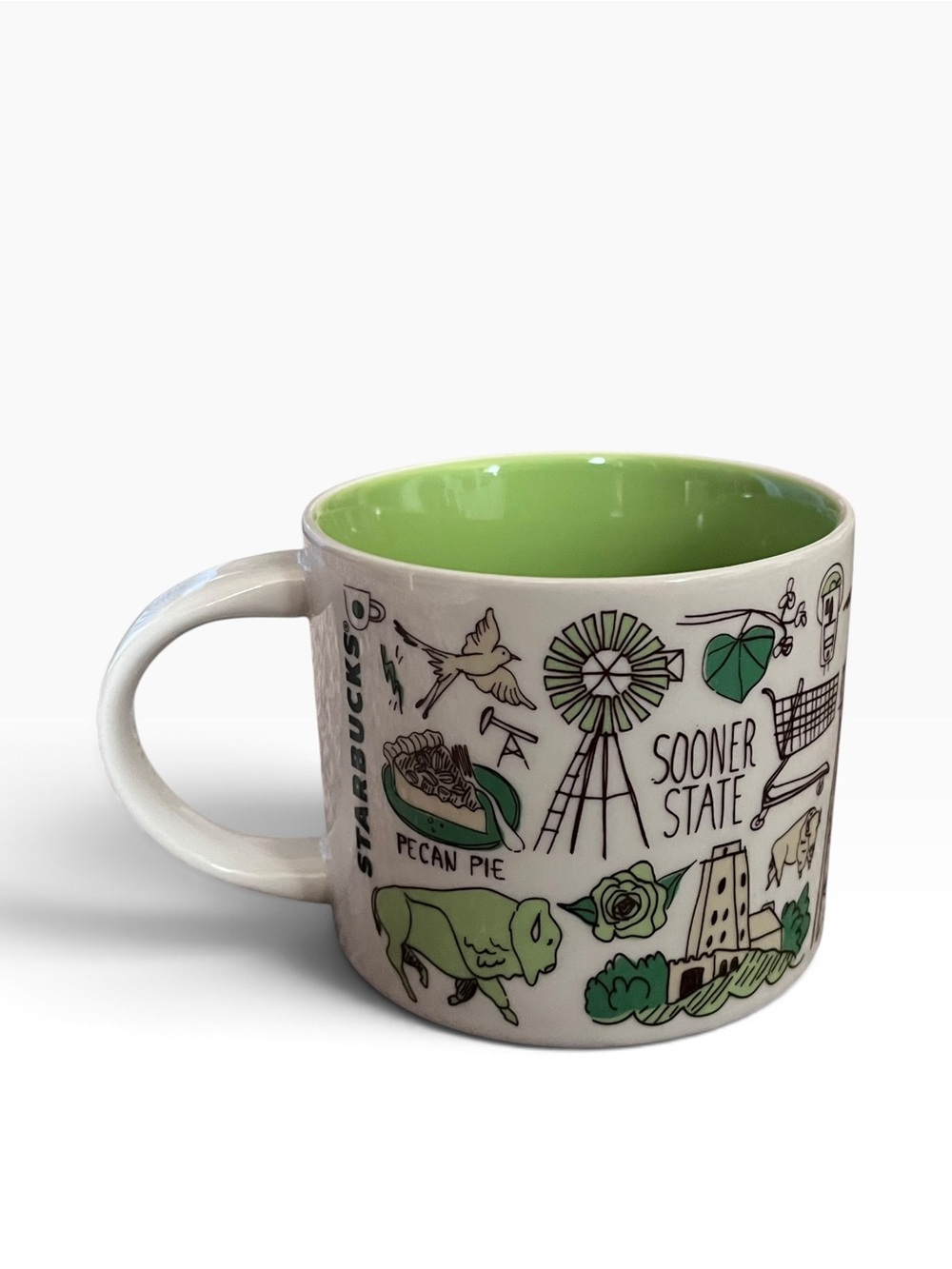 Starbucks Been There Series Oklahoma Mug 14oz Travel Souvenir Coffee Cup BWB 18